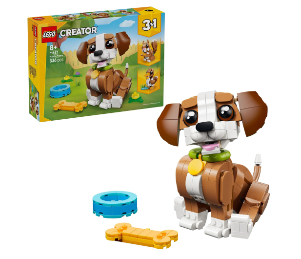 LEGO CREATOR 31382 Urocze zwierzątka: psotny szczeniaczek - 1473431 - zdjęcie 2